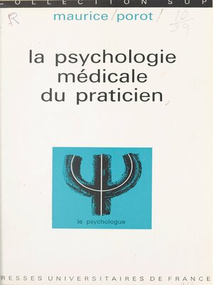 cover image of La psychologie médicale du praticien